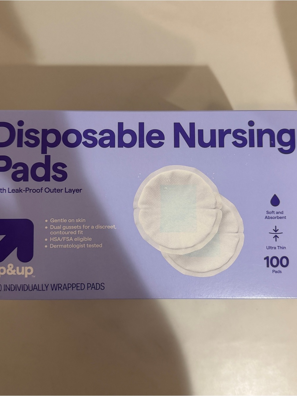 Target Disposable Nursing Pads - Purple and White